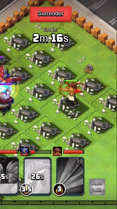 nyerang base command level 8 dapet bintang 2 digame clash of clans legends