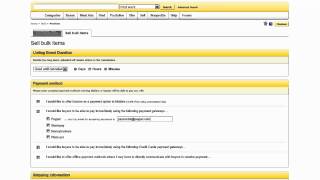 Bulk Upload using ILance