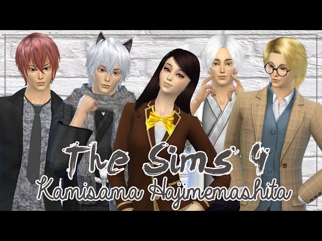 The Sims 4 Create a Sim, Anime Character