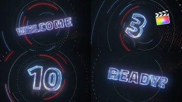 Countdown Opener Modular Template for Apple Motion & FCPX - MotionVFX