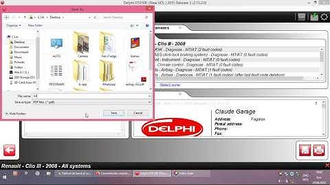 Delphi Ds150 - Renault Clio - ISS (Inteligent System Scan)