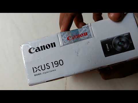 Canon IXUS 190 20 MP Digital Camera unboxing & Review