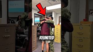 Soldier Surprises His Little Brother At School His Reaction Melted Everyone