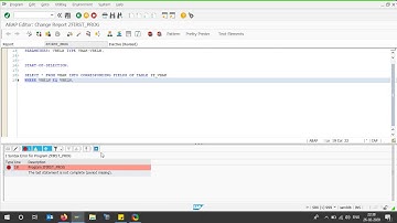 SAP Classical Report