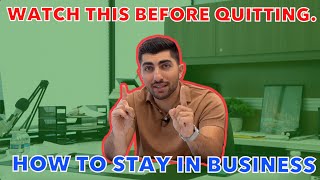 WATCH THIS BEFORE QUITTING REAL ESTATE | NEW REAL ESTATE AGENTS