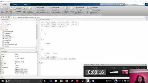 UCE FCE EJERCICIOS MATLAB ESTADÍSTICA