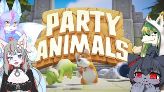 【Party Animals】猫の強さを「わからせ」する時が来た……！【コラボ】