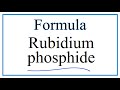 Rubidium and Ionic Compounds