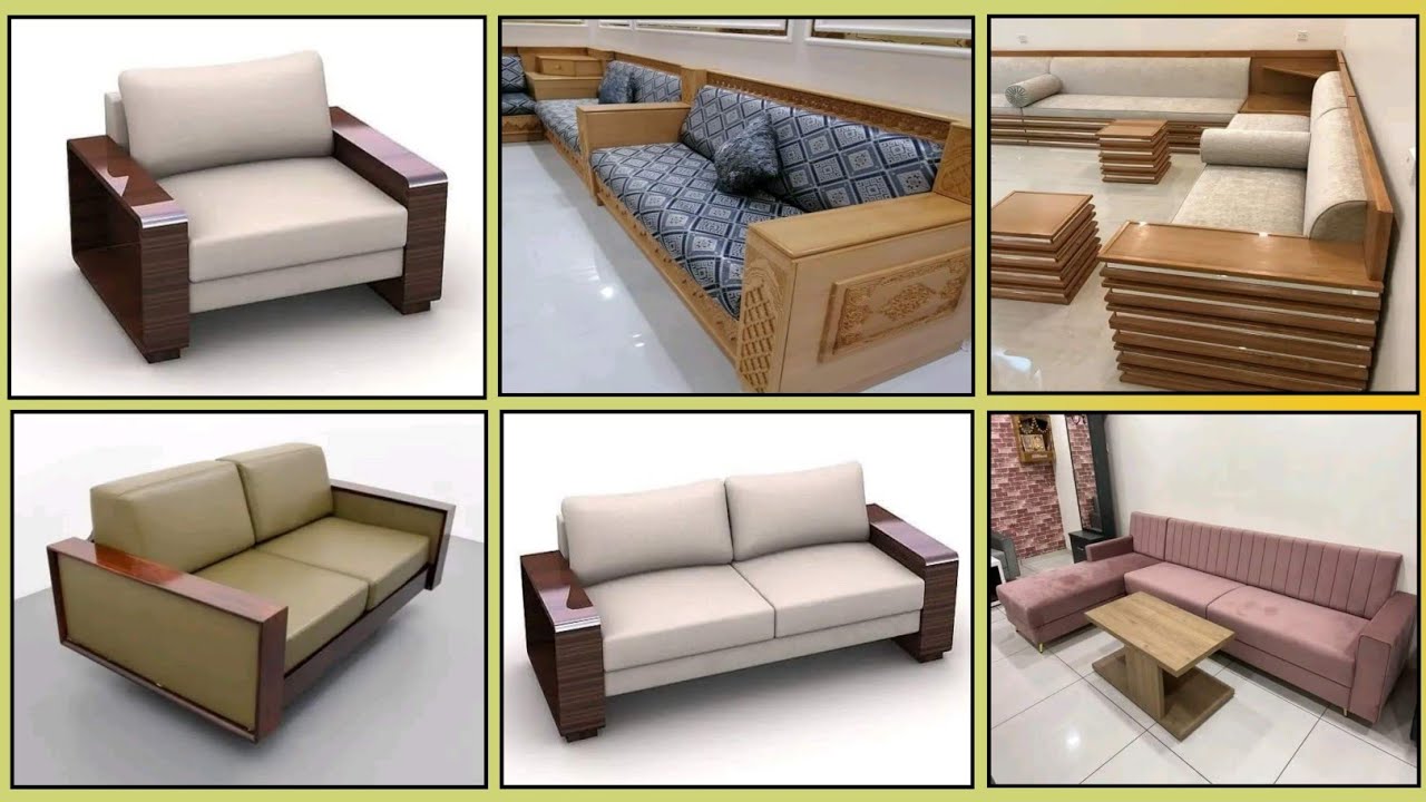50 Modern Sofa Set Design Ideas for Living Room | Wooden Sofa Set ...