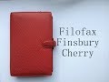 Filofax Finsbury Cherry | Unboxing