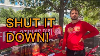 Take down Scientology! Take back our streets!