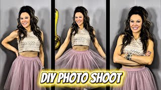 Фотосессия дома своими руками! Как снимать портреты на телефон! screenshot 2