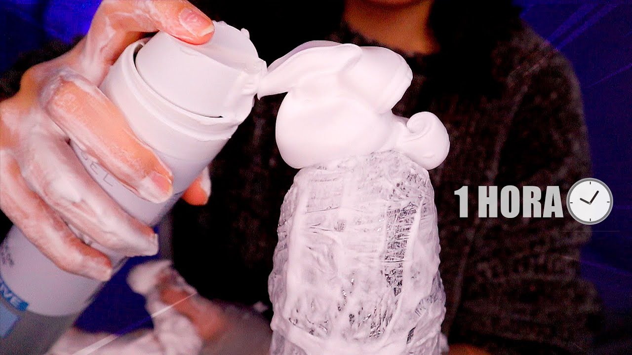 ASMR: ESPUMA DE BARBEAR NO MICROFONE BLUE YETI
