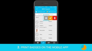 Snafflz. How To Print Attendee Badges