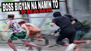 BOSS BIGYAN NA NAMIN TO PRANK | Ang bibilis tumakbo