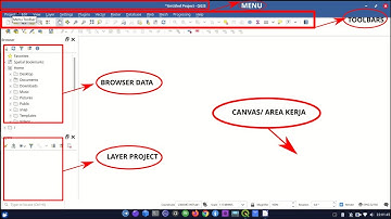 Tutorial QGIS Dasar 3   Mengenal Tampilan QGIS