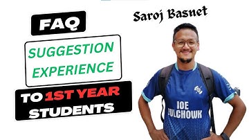 Must watch video by 1st year/semester Students #ioe #engineering #bachelor || Saroj Basnet