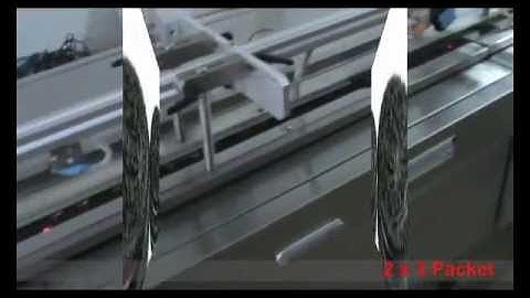 High-speed Sandwished Biscuits Feeding , Grouping and Flow-wrapping Line