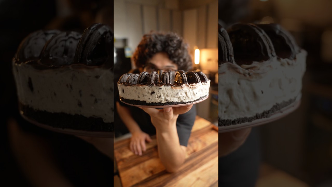 ⁣تشيز كيك تحفة بدون فرن وبدون بيض.✅ #وصفات_وجدي