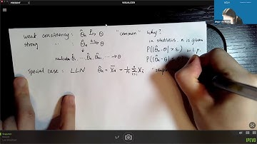 STATS 203 - Large Sample Theory - Lecture 7 (Consistency; LLN; Glivenko-Cantelli Thm; CLT)