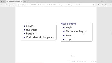Measuring Angles, Length or Distance,  Area, and Slope in GeoGebra