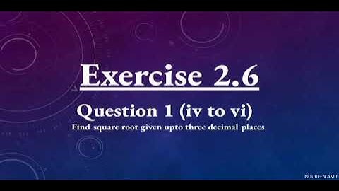 8th class math Exercise 2.6 question 1(iv to vi)