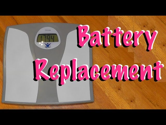 How to Replace a WW Scale Battery
