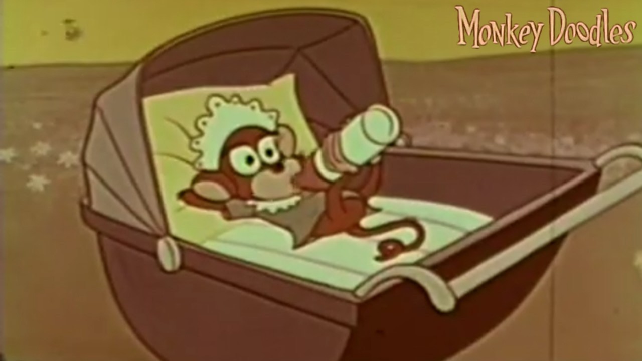 Monkey Doodles 1960 Noveltoons Famous Studios Cartoon Short Film | Seymour Kneitel | Film Review