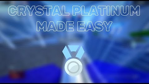 Easy crystal platinum - Parkour reborn