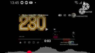 My countdown 232-(-13)