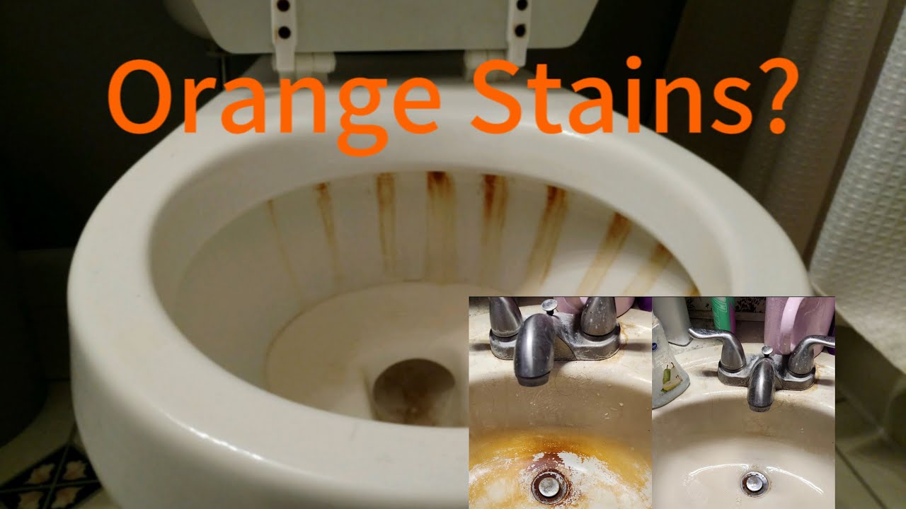 Orange Stains in Toilet, Sink, Tub or Shower? YouTube