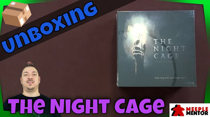 Unboxing The Night Cage horror co-op board game