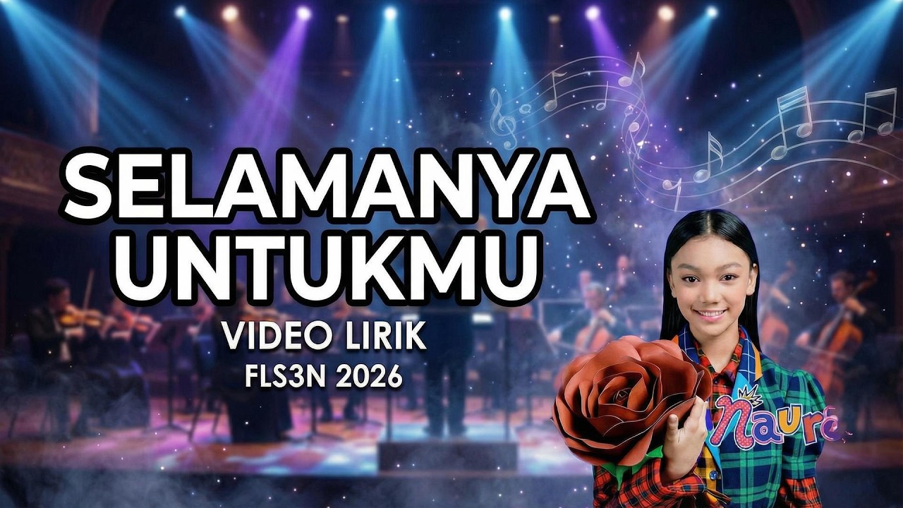 (Lirik Video) Selamanya Untukmu - Naura  | FLS3N 2026