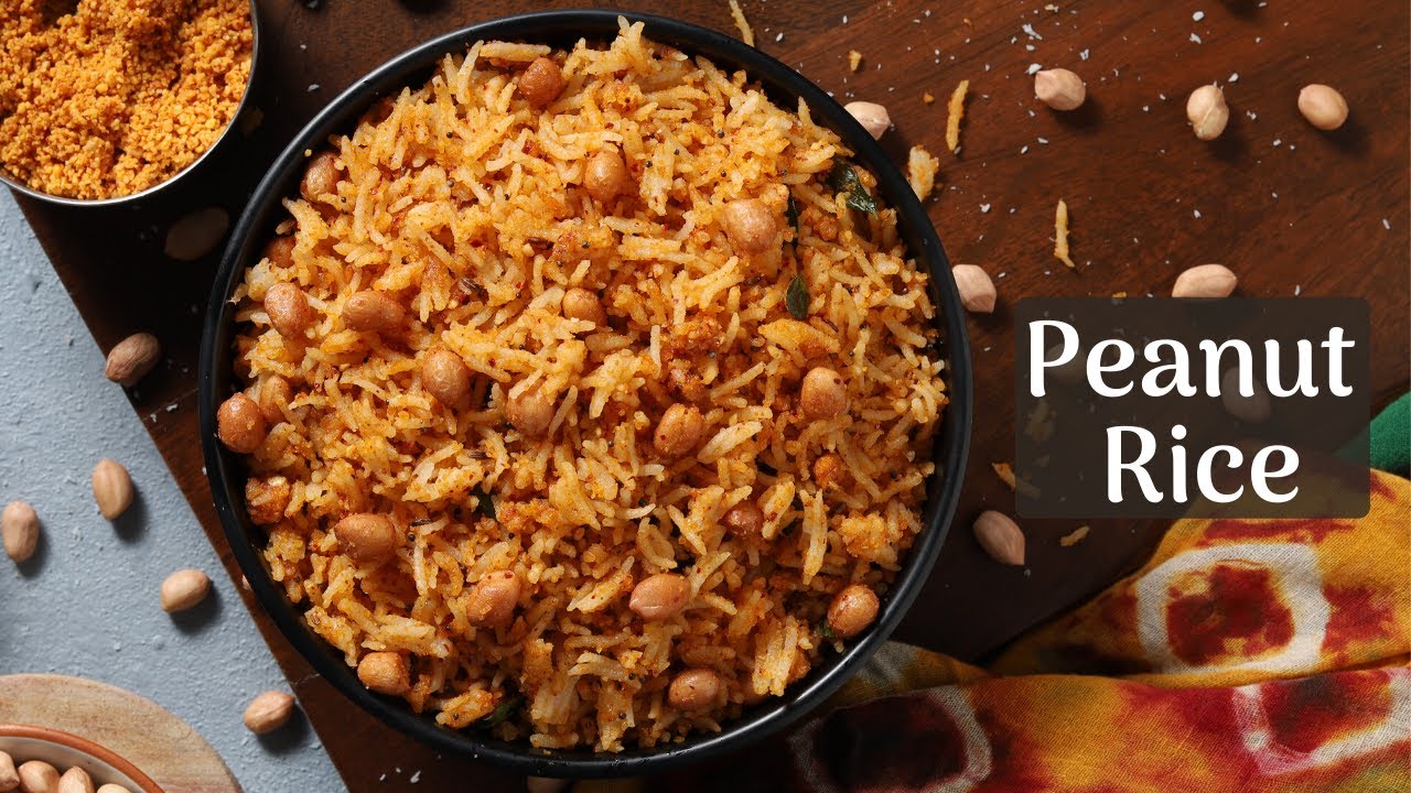 Siddhi making Peanut Rice, recipe video