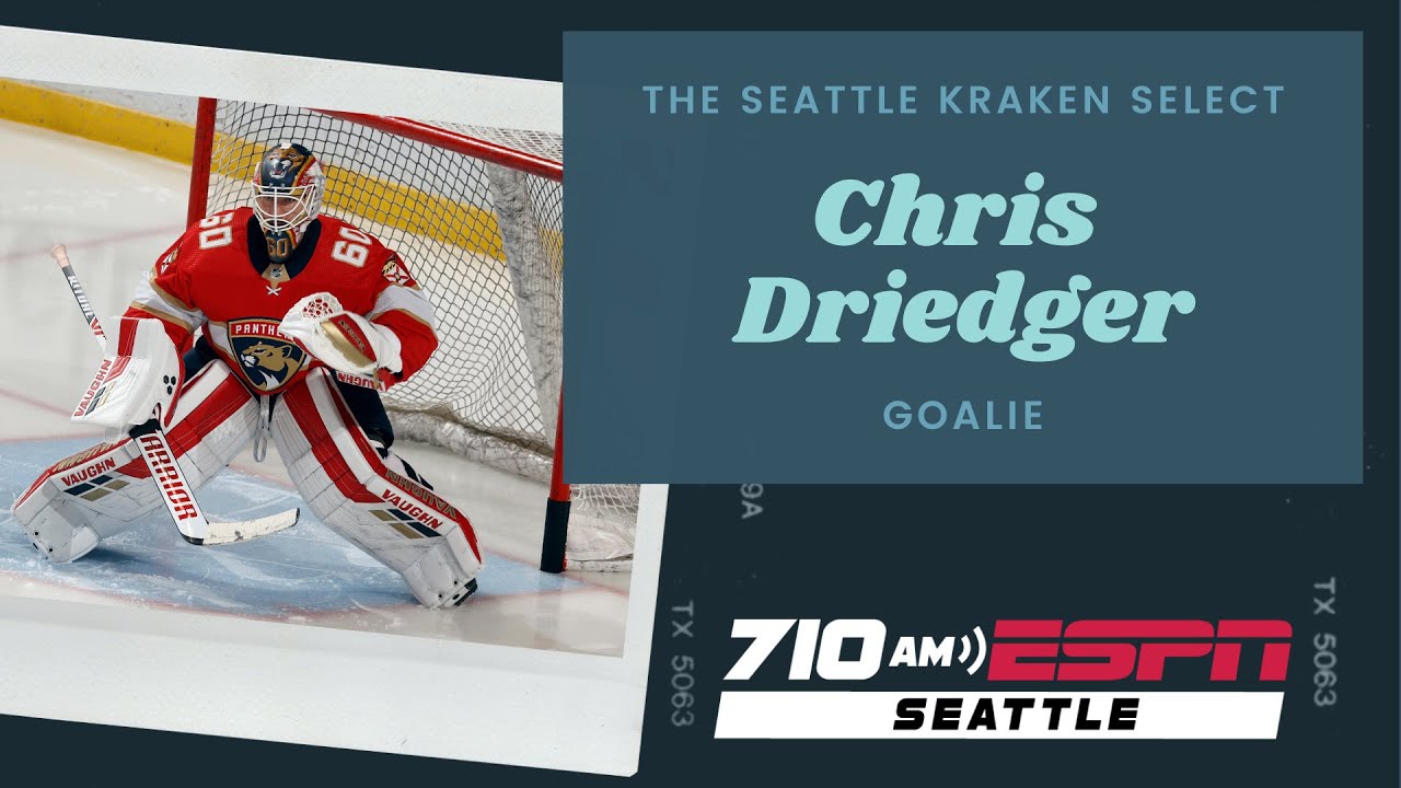 Seattle Kraken place goaltender Chris Driedger on waivers - Daily Faceoff