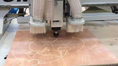 SX1325B-3 CNC Router working vedio in Germany customer