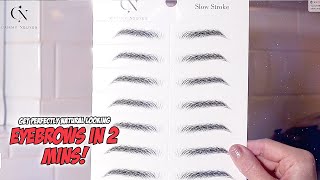 How to Apply Your Eyebrows Tattoo Transfers in Minutes!
