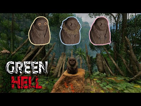 Green Hell : วิธีประดิษฐ์รูปปั้นลิง 3 ตัว