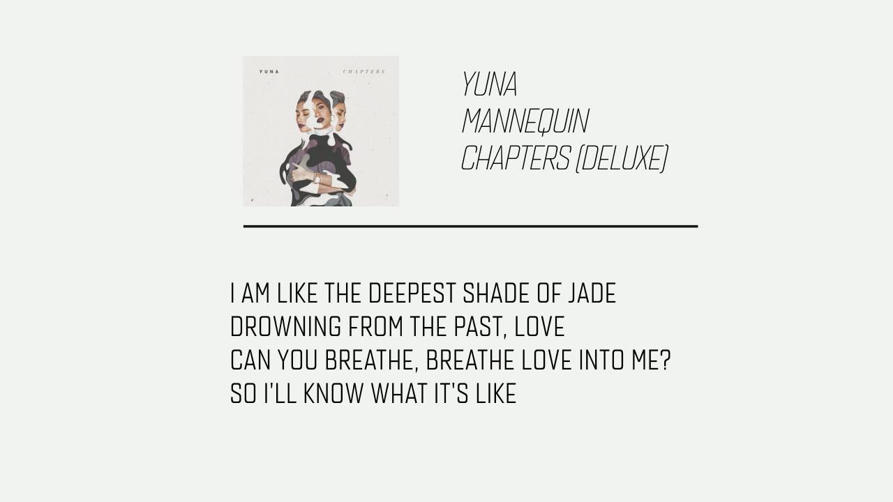 Yuna Mannequin (Lyrics) YouTube