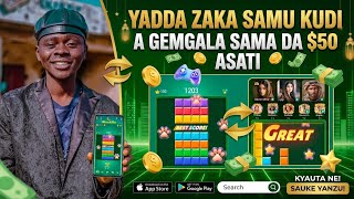 Yadda zaka samu kudi a gemgala app sama da dollar $50 asanti,