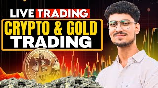 BTC , FOREX & GOLD LIVE TRADING l ALPHA TRADES l #btc #gold #livetrading #alphatrader