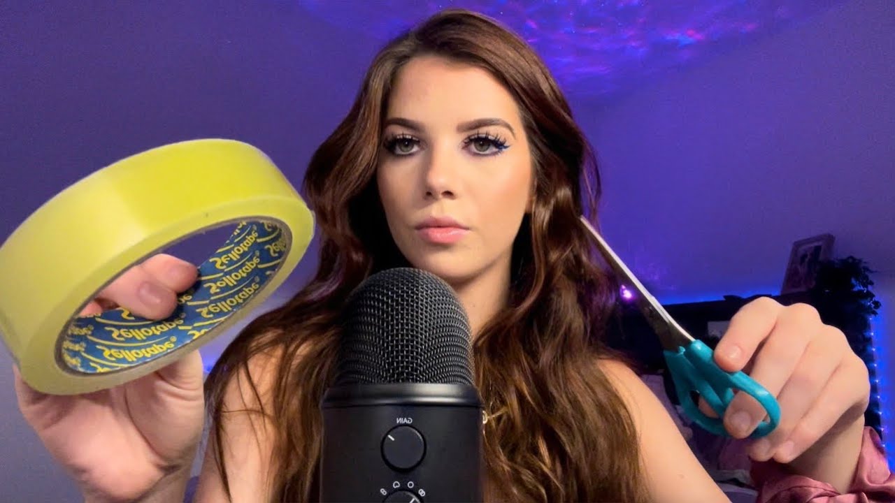 ASMR | Tape on the Mic Trigger 🎤✨
