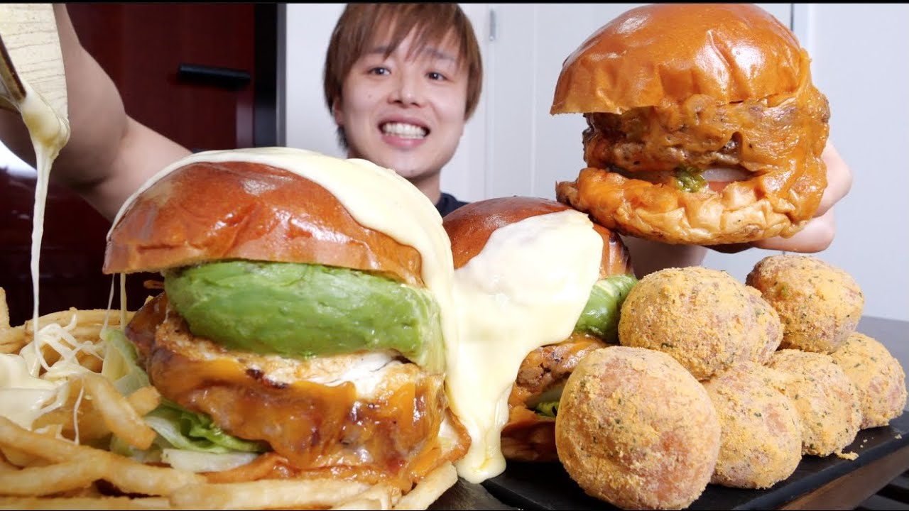 Enjoy three of the most melty cheeseburgers ever with cheese balls