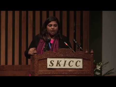 Mansi Sahu at Tassavur 2017. Topic: Architectural Conservation, Urban Renewal & Place Making