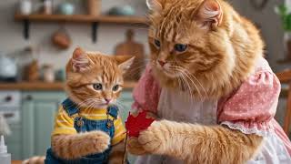 Mama Cat’s Flower Vase Got Broken by Ginger  Sweet Lesson for Kids