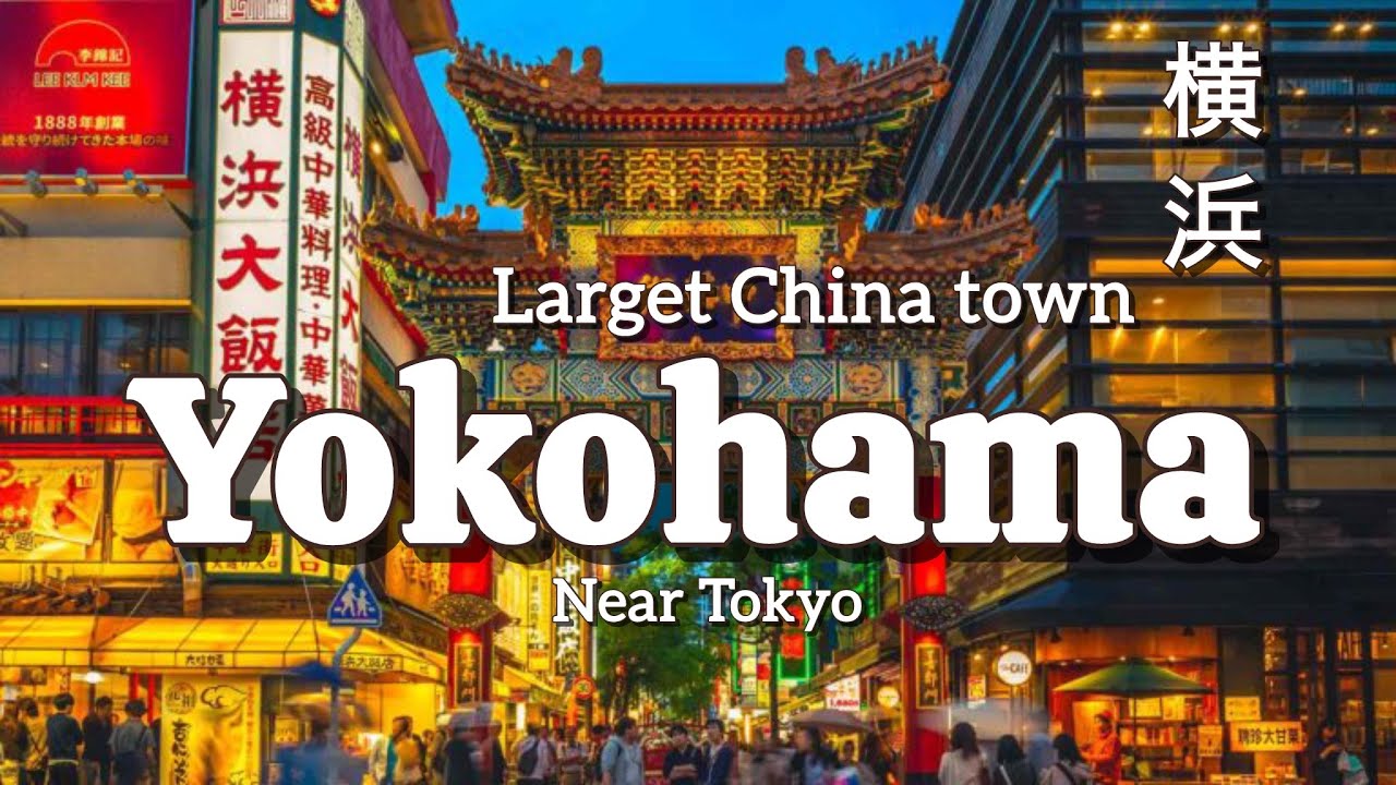 [4K]Japan Largest China Town 🇨🇳 YOKOHAMA One Day Trip / China Town / Osanbashi Sunset JAPAN TRAVEL