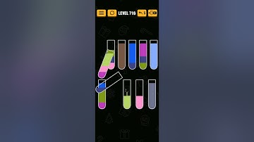 water sort puzzle level 716