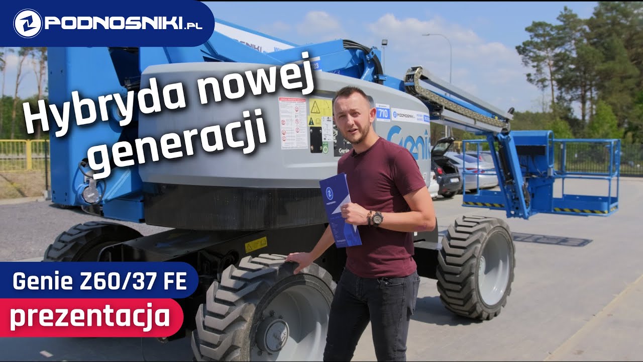 Genie Z60/37 FE hybrydowy podnośnik koszowy przegubowy - wszechstronna maszyna | #wyższypoziom