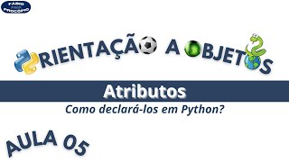 OOP: Lesson 5 - How to declare attributes in Python