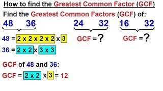 Math: What Every 5th Grader Should Know: Algebra Prep (12 of 58) Ch 0: Greatest Common Factor (GCF)?
